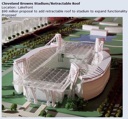Proposed Browns Stadium Roof Proposed Browns Stadium Roof
